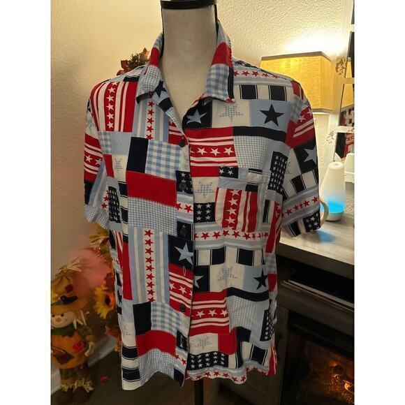 Crazy Horse Tops - Crazy Horse women’s button up size XL‎